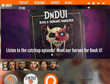 Tablet Screenshot of dndui.com